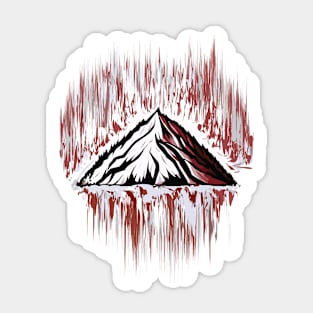 Mountain Illustration Sticker